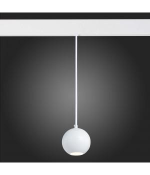 ST354.543.12 Магнитный трековый светильник подвесной белый LED 1*12W 4000K 750Lm Ra>80 36° IP20 D100xH92 48V BOLE-foto5