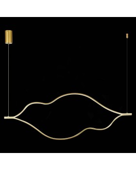 SL6106.203.45 Светильник подвесной ST-Luce Золотистый/Белый LED 1*45W 4000K Cortile-foto4