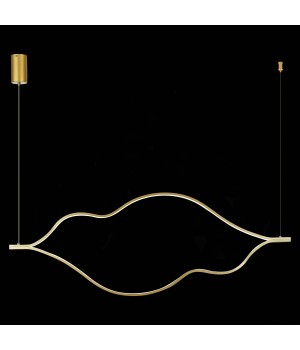 SL6106.203.45 Светильник подвесной ST-Luce Золотистый/Белый LED 1*45W 4000K Cortile-foto4