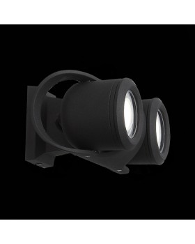 SL093.401.02 Светильник уличный настенный ST-Luce Черный/Черный, Прозрачный G5,3 2*3W ROUND-foto6