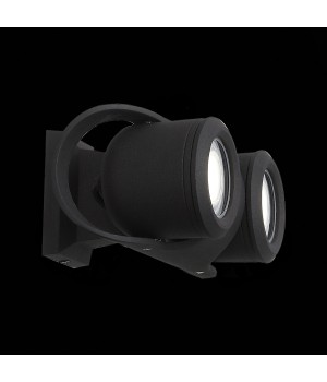 SL093.401.02 Светильник уличный настенный ST-Luce Черный/Черный, Прозрачный G5,3 2*3W ROUND-foto6