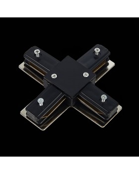 ST002.449.00 Коннектор X-образный ST-Luce Черный ST002-foto2