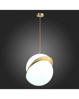 SL1164.333.01 Светильник подвесной ST-Luce Латунь/Белый E27 1*60W LAICO-foto7