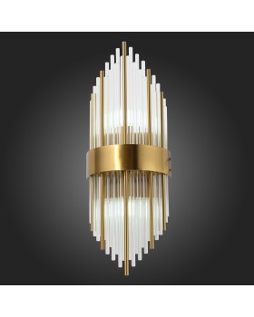 SL1158.301.02 Светильник настенный ST-Luce Латунь/Латунь, Прозрачный E14 2*60W NITIDO-foto12