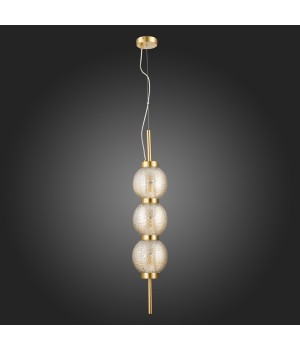 SL1155.303.03 Светильник подвесной ST-Luce Латунь/Коньячный E14 3*40W MARENA-foto8