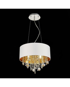 SL1350.503.04 Светильник подвесной ST-Luce Хром/Белый, Золотистый, Прозрачный E14 4*40W LACCHIA-foto9