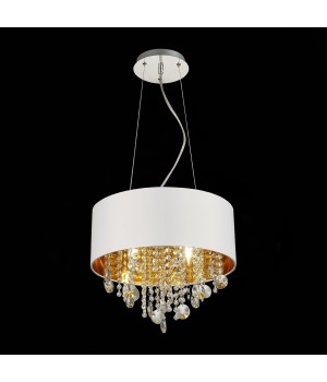 SL1350.503.04 Светильник подвесной ST-Luce Хром/Белый, Золотистый, Прозрачный E14 4*40W LACCHIA-foto9