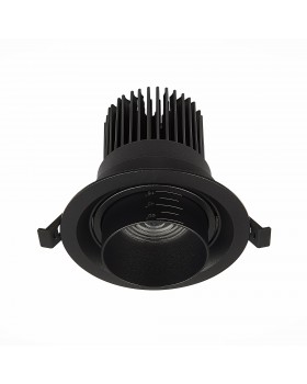 ST701.438.12 Св-к встр. Zoom Черный LED 1*12W 3000K 960Lm Ra90 15°-60° IP20 D115xH95 170-240V ST701-foto3