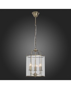 SL267.303.03 Люстра подвесная ST-Luce Бронза/Прозрачный E14 3*40W ODIERNO-foto5