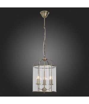 SL267.303.03 Люстра подвесная ST-Luce Бронза/Прозрачный E14 3*40W ODIERNO-foto5