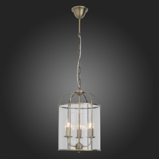 SL267.303.03 Люстра подвесная ST-Luce Бронза/Прозрачный E14 3*40W ODIERNO-foto5