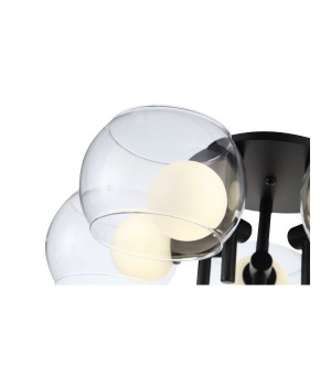 SL1483.402.05 Светильник потолочный ST-Luce Черный/Прозрачный, Белый G9 5*5W ELLETO-foto14