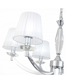 SL1756.103.06 Светильник подвесной ST-Luce Хром/Светло-серый E14 6*40W BELLO-foto11