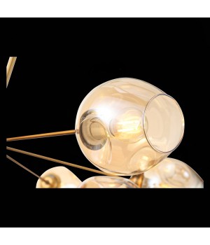 SL1500.203.12 Светильник подвесной ST-Luce Золотистый/Янтарный E14 12*40W FOVIA-foto8