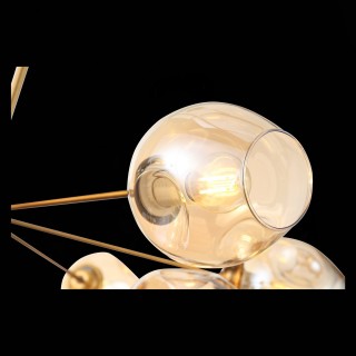 SL1500.203.12 Светильник подвесной ST-Luce Золотистый/Янтарный E14 12*40W FOVIA-foto8