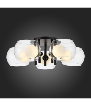 SL1483.402.05 Светильник потолочный ST-Luce Черный/Прозрачный, Белый G9 5*5W ELLETO-foto5