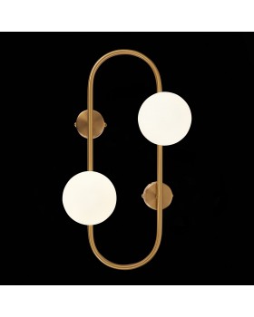 SL1149.301.02 Бра ST-Luce Латунь/Белый G9 2*5W VERA-foto3