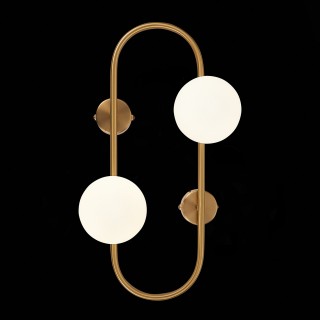 SL1149.301.02 Бра ST-Luce Латунь/Белый G9 2*5W VERA-foto3