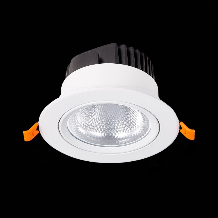 ST211.538.15.24 Св-к встр. Белый LED 1*15W 3000K 1 125Lm Ra80 24° IP20 D109xH65 220-240V MIRO