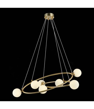 SL1508.203.07 Люстра подвесная ST-Luce Золотистый/Белый G9 7*5W RIALTO-foto4
