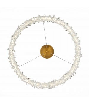 SL6105.203.01 Люстра подвесная ST-Luce Золотистый/Прозрачный LED 1*58W 3000 - 6500K Lucchero-foto4