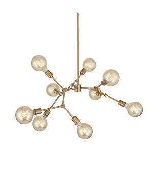 SL413.212.09 Люстра потолочная ST-Luce Латунь E27 9*40W TAVERE-foto15