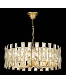 SL1626.203.10 Люстра подвесная ST-Luce шампань/шампань, прозрачный E14 1*40W Anzio-foto4