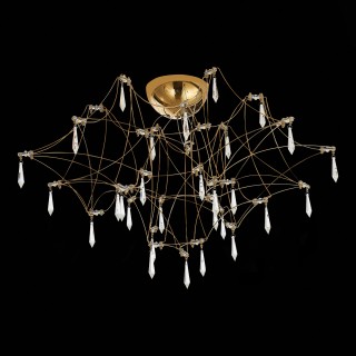 SL797.202.78 Люстра потолочная ST-Luce Золотистый, Шампань LED 78*0,45W 3000K GRAVETTA-foto4