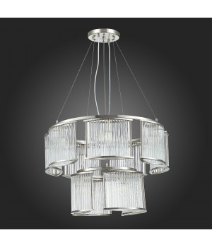 SL1627.103.11 Люстра подвесная ST-Luce Хром/Прозрачный E14 11*40W Velletri-foto4