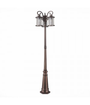 SL080.425.03 Светильник уличный наземный ST-Luce Темный кофе/Прозрачный, Темный кофе E27 3*100W LASTERO-foto2