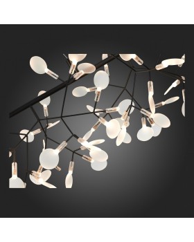 SL379.403.81 Люстра подвесная ST-Luce Черный/Белый LED 81*0,5W 3500K RAFINA-foto4