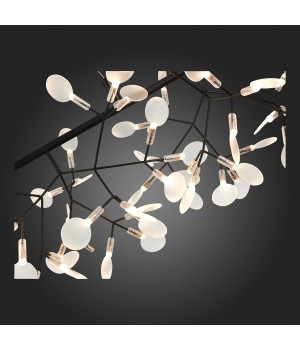 SL379.403.81 Люстра подвесная ST-Luce Черный/Белый LED 81*0,5W 3500K RAFINA-foto4