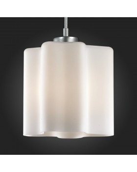 SL116.503.01 Светильник подвесной ST-Luce Серебристый/Белый E27 1*60W ONDE-foto5