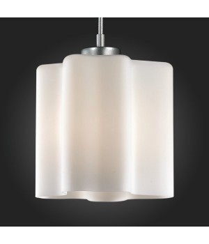 SL116.503.01 Светильник подвесной ST-Luce Серебристый/Белый E27 1*60W ONDE-foto5