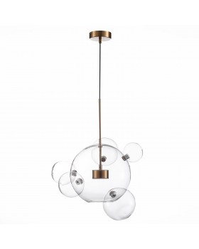 SL1133.213.01 Светильник подвесной ST-Luce Латунь/Прозрачный LED 1*14W 3000K BOPONE-foto2