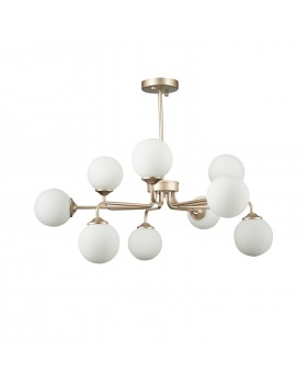 SLE106203-09 Светильник подвесной ST-Luce Золотистый/Белый G9 LED 9*5W REDJINO-foto2