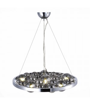 SL1510.103.06 Люстра подвесная ST-Luce Хром/Дымчатый G9 6*5W Olmi-foto4