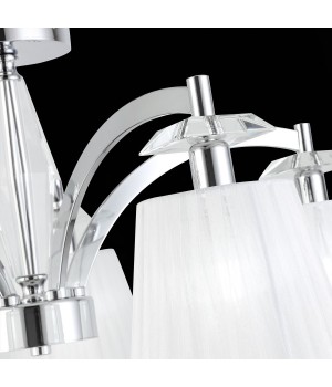 SL1756.102.05 Светильник потолочный ST-Luce Хром/Светло-серый E14 5*40W BELLO-foto6