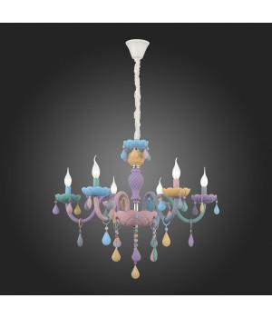 SL1700.783.06 Люстра подвесная ST-Luce Разноцветный E14 6*40W FIATA-foto6