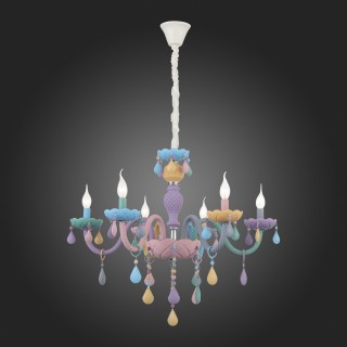 SL1700.783.06 Люстра подвесная ST-Luce Разноцветный E14 6*40W FIATA-foto6