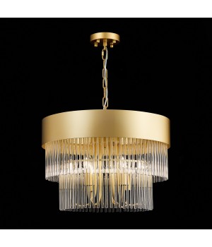 SL1225.203.06 Люстра подвесная ST-Luce Золотистый/Золотистый, Прозрачный E14 6*40W CONTATTO-foto7