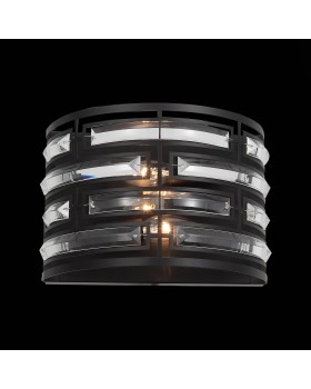 SL665.401.02 Бра ST-Luce Черный/Черный, Прозрачный E14 2*40W CHIAREZZA-foto4