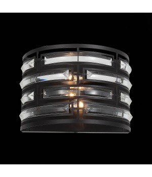 SL665.401.02 Бра ST-Luce Черный/Черный, Прозрачный E14 2*40W CHIAREZZA-foto4