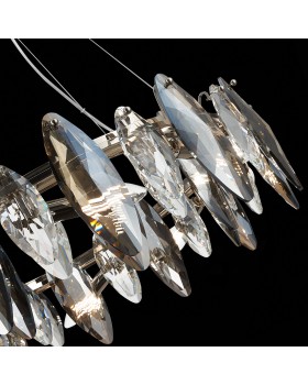 SL1227.103.08 Люстра подвесная ST-Luce Никель/Прозрачный E14 8*40W ANCONA-foto6