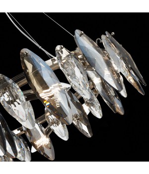 SL1227.103.08 Люстра подвесная ST-Luce Никель/Прозрачный E14 8*40W ANCONA-foto6