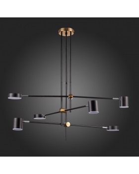 SL1604.432.06 Светильник потолочный ST-Luce Черный, Латунь/Черный LED 6*5W 3000K RODRIGO-foto4