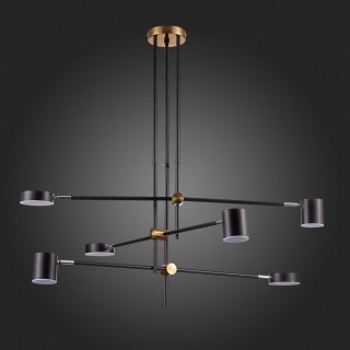 SL1604.432.06 Светильник потолочный ST-Luce Черный, Латунь/Черный LED 6*5W 3000K RODRIGO-foto4