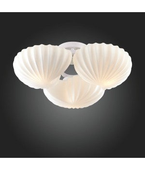 SL534.502.03 Люстра потолочная ST-Luce Белый/Белый E27 3*60W CONGLIA-foto3