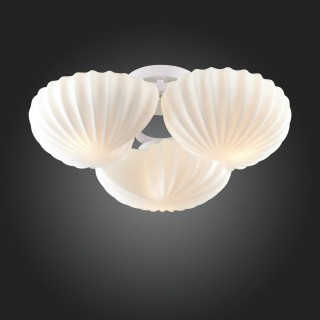 SL534.502.03 Люстра потолочная ST-Luce Белый/Белый E27 3*60W CONGLIA-foto3