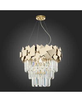 SL1232.203.06 Светильник подвесной ST-Luce Золотистый/Прозрачный, Золотистый E14 6*60W CASERTA-foto6